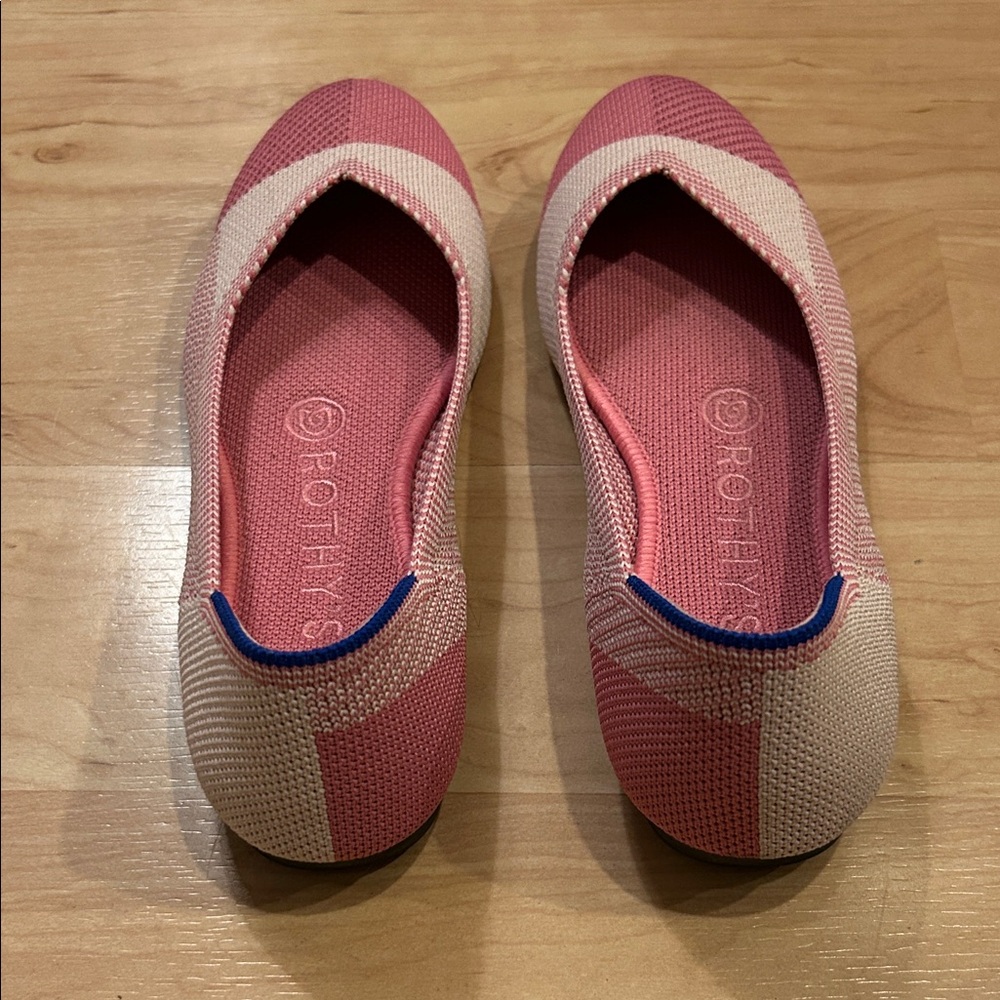 Rothy's Two-Tone Pink Flats - Picture 3 of 4
